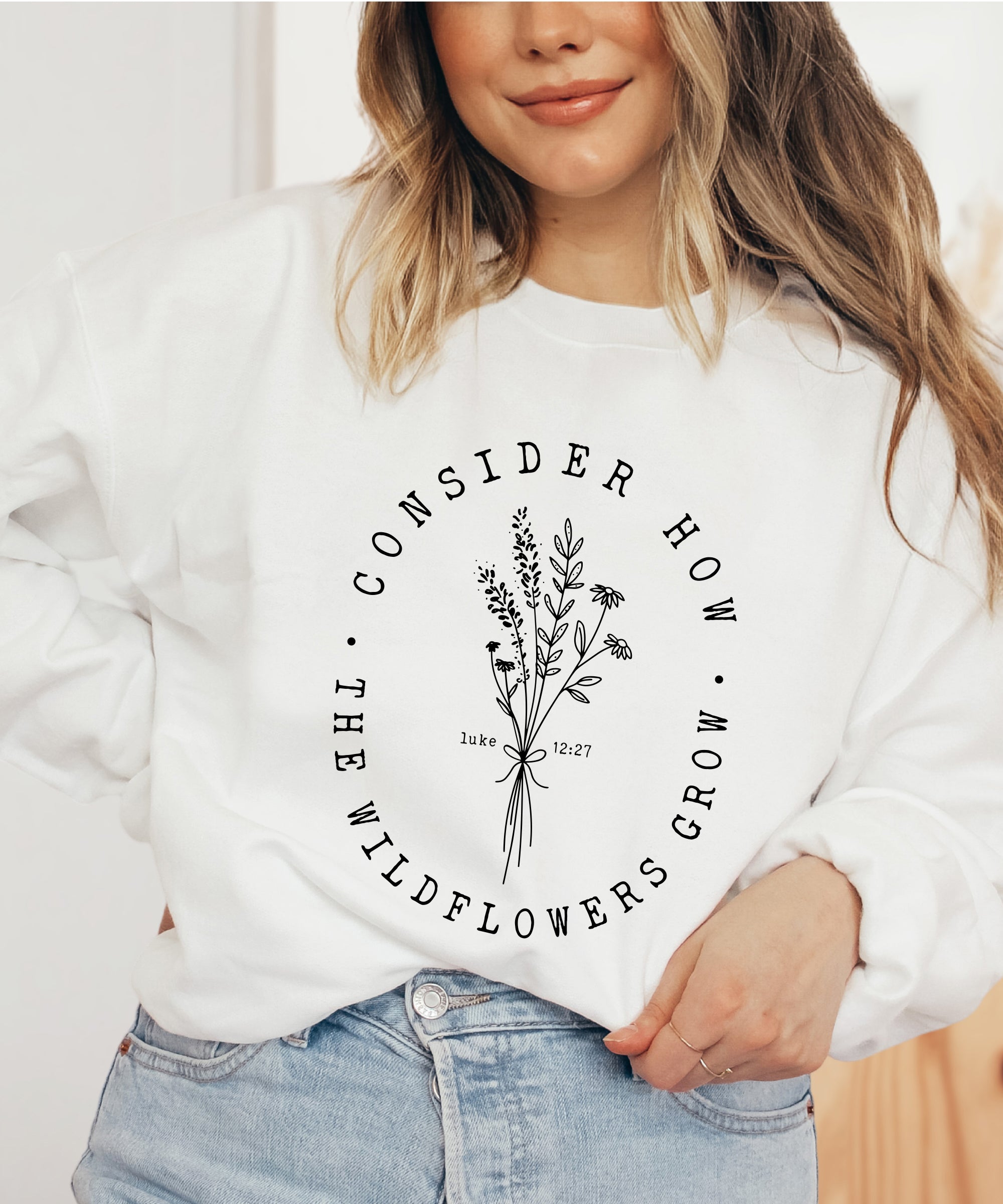 Wildflower Nevada Sage/White Pullover (Womens) – Wild Is Calling