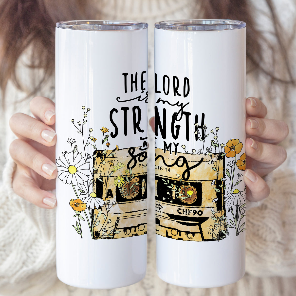 The Lord Is My Strength & My Song Tumbler